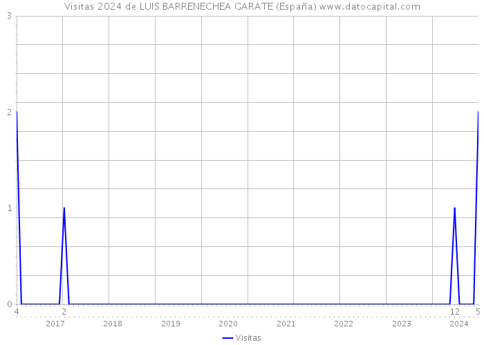 Visitas 2024 de LUIS BARRENECHEA GARATE (España) 