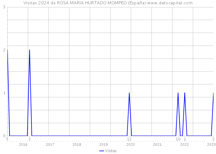 Visitas 2024 de ROSA MARIA HURTADO MOMPEO (España) 