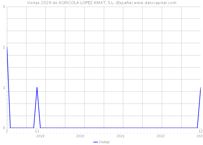 Visitas 2024 de AGRICOLA LOPEZ AMAT, S.L. (España) 
