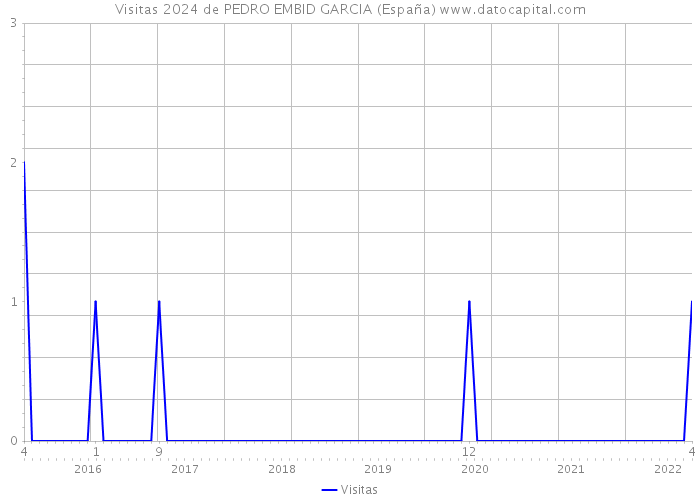 Visitas 2024 de PEDRO EMBID GARCIA (España) 