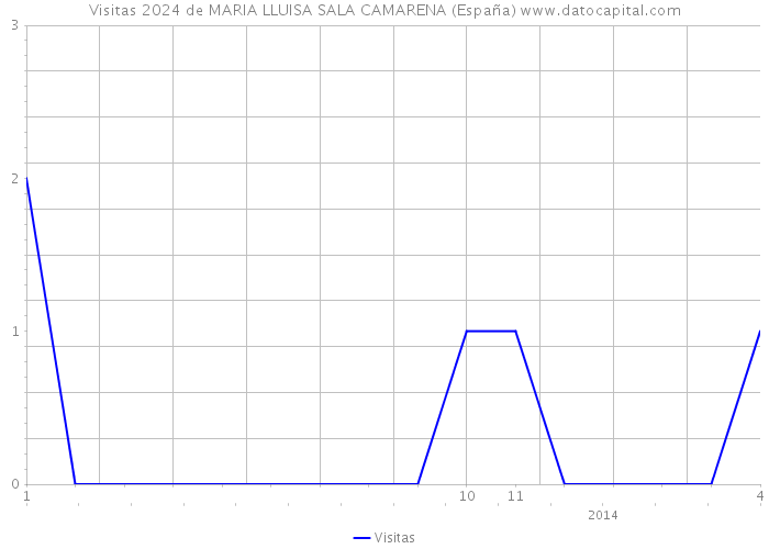 Visitas 2024 de MARIA LLUISA SALA CAMARENA (España) 