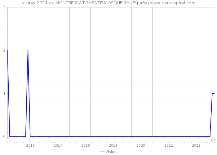 Visitas 2024 de MONTSERRAT SABATE MOSQUEIRA (España) 