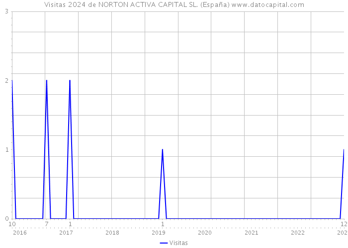 Visitas 2024 de NORTON ACTIVA CAPITAL SL. (España) 