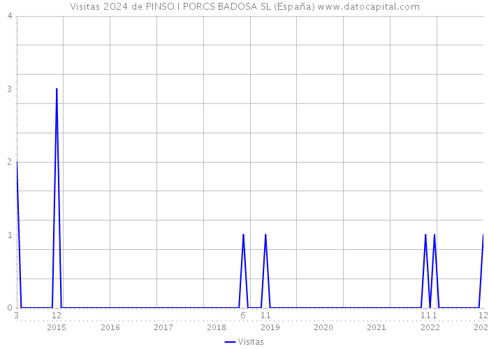 Visitas 2024 de PINSO I PORCS BADOSA SL (España) 