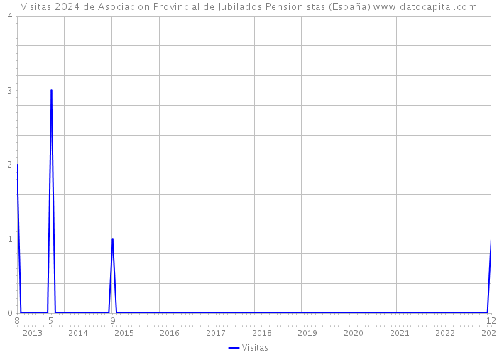 Visitas 2024 de Asociacion Provincial de Jubilados Pensionistas (España) 