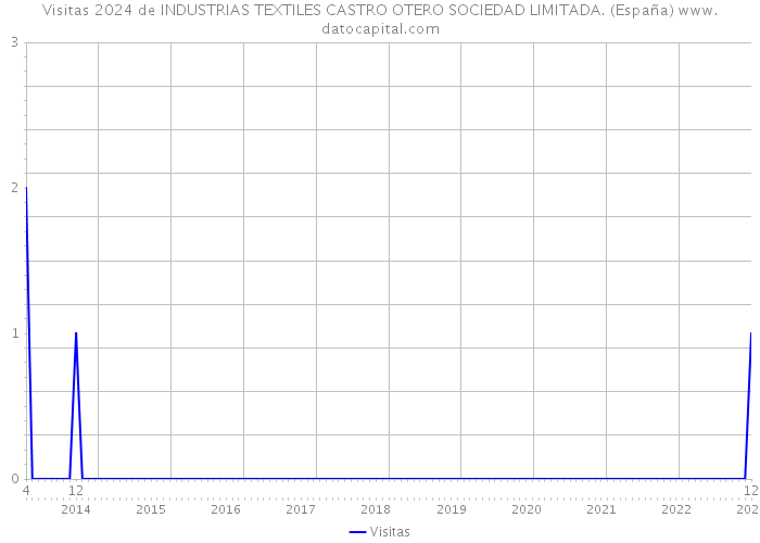 Visitas 2024 de INDUSTRIAS TEXTILES CASTRO OTERO SOCIEDAD LIMITADA. (España) 