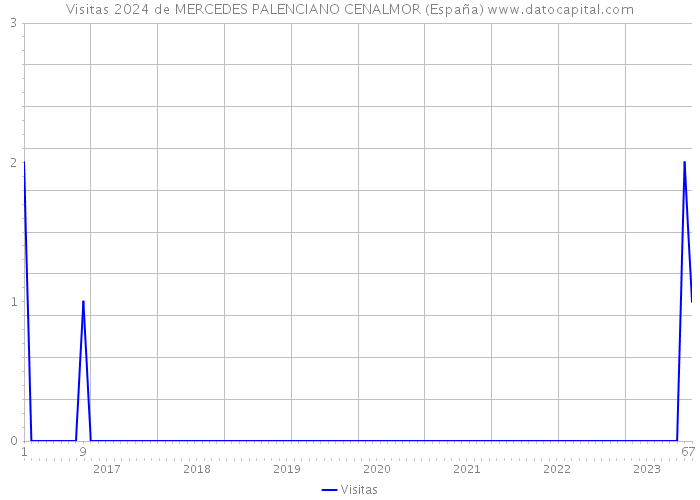 Visitas 2024 de MERCEDES PALENCIANO CENALMOR (España) 
