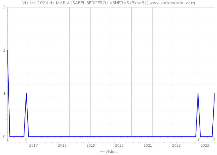Visitas 2024 de MARIA ISABEL BERCERO LASHERAS (España) 