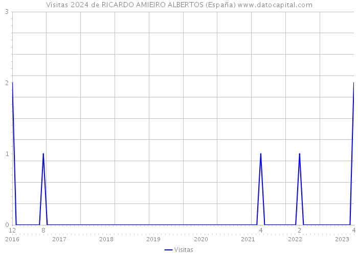 Visitas 2024 de RICARDO AMIEIRO ALBERTOS (España) 
