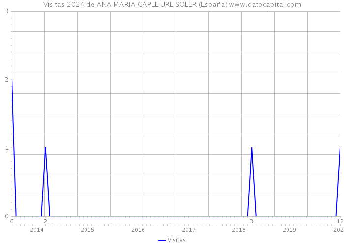 Visitas 2024 de ANA MARIA CAPLLIURE SOLER (España) 