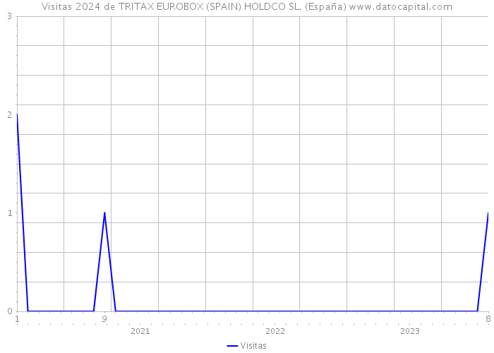 Visitas 2024 de TRITAX EUROBOX (SPAIN) HOLDCO SL. (España) 
