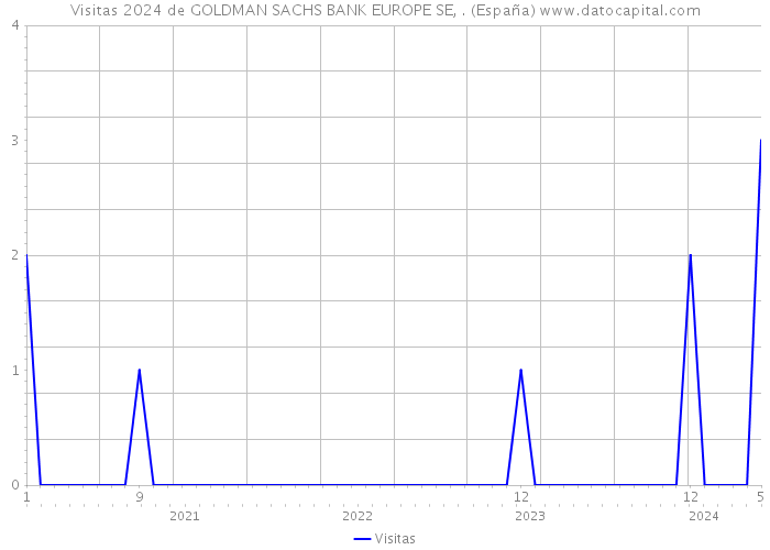 Visitas 2024 de GOLDMAN SACHS BANK EUROPE SE, . (España) 