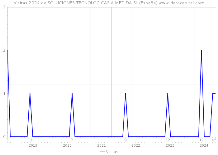 Visitas 2024 de SOLUCIONES TECNOLOGICAS A MEDIDA SL (España) 