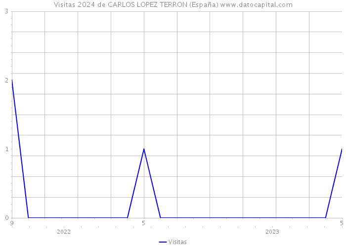 Visitas 2024 de CARLOS LOPEZ TERRON (España) 