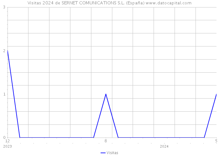 Visitas 2024 de SERNET COMUNICATIONS S.L. (España) 