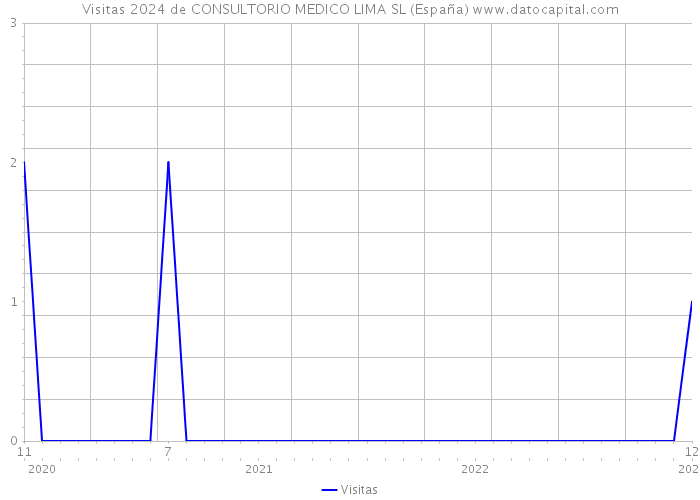 Visitas 2024 de CONSULTORIO MEDICO LIMA SL (España) 
