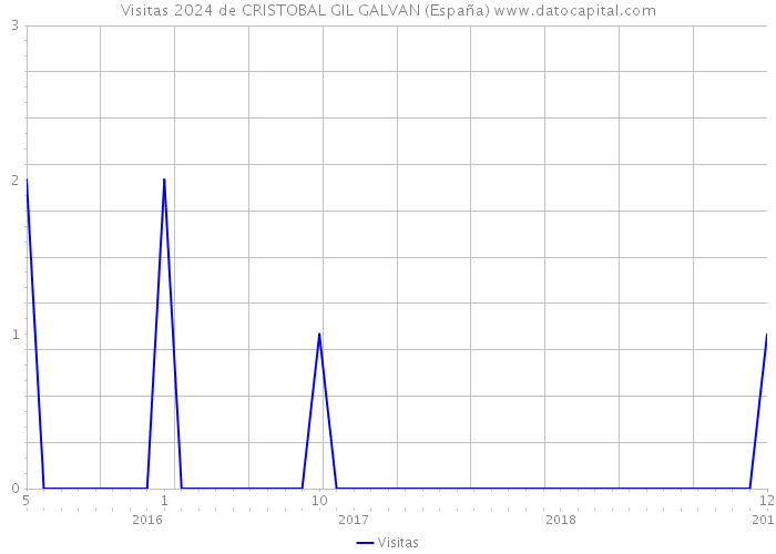Visitas 2024 de CRISTOBAL GIL GALVAN (España) 