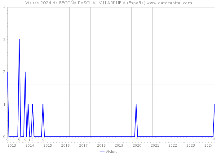 Visitas 2024 de BEGOÑA PASCUAL VILLARRUBIA (España) 