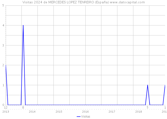 Visitas 2024 de MERCEDES LOPEZ TENREIRO (España) 