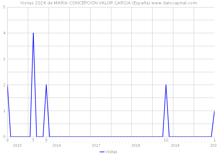 Visitas 2024 de MARIA CONCEPCION VALOR GARCIA (España) 