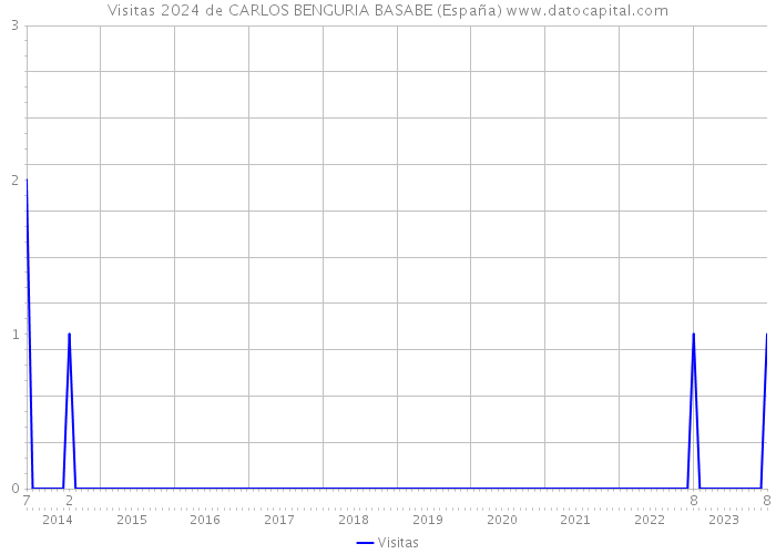 Visitas 2024 de CARLOS BENGURIA BASABE (España) 