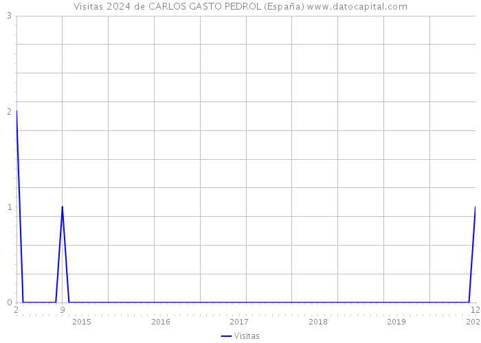 Visitas 2024 de CARLOS GASTO PEDROL (España) 