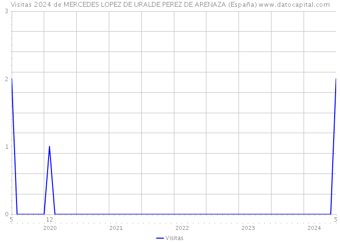 Visitas 2024 de MERCEDES LOPEZ DE URALDE PEREZ DE ARENAZA (España) 