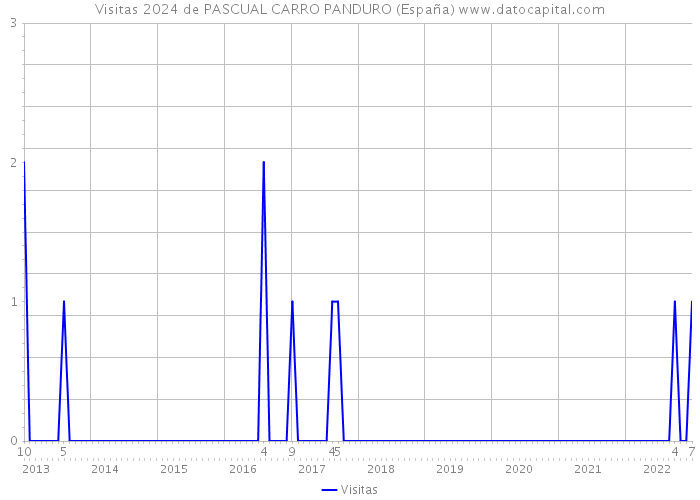 Visitas 2024 de PASCUAL CARRO PANDURO (España) 