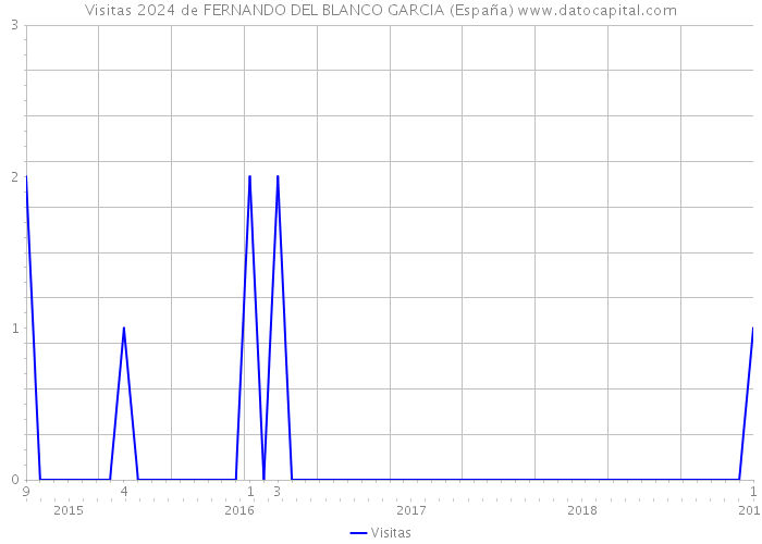 Visitas 2024 de FERNANDO DEL BLANCO GARCIA (España) 