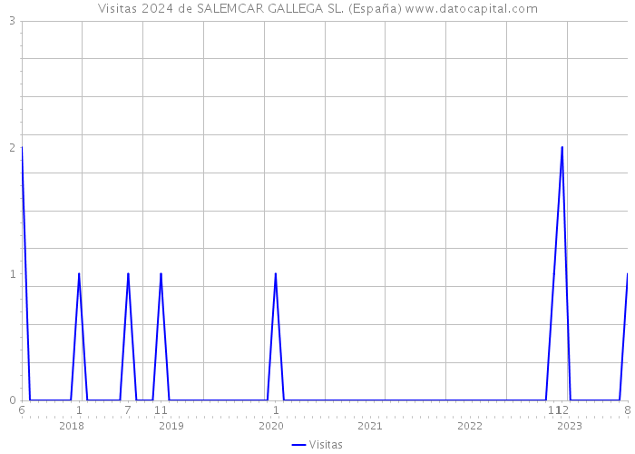 Visitas 2024 de SALEMCAR GALLEGA SL. (España) 
