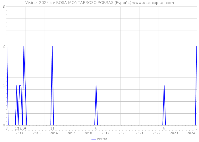 Visitas 2024 de ROSA MONTARROSO PORRAS (España) 
