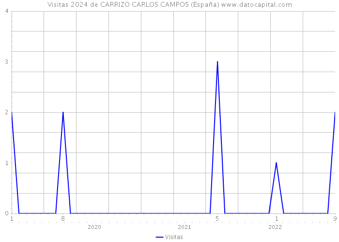 Visitas 2024 de CARRIZO CARLOS CAMPOS (España) 