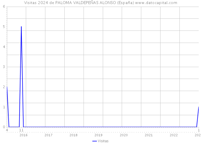 Visitas 2024 de PALOMA VALDEPEÑAS ALONSO (España) 
