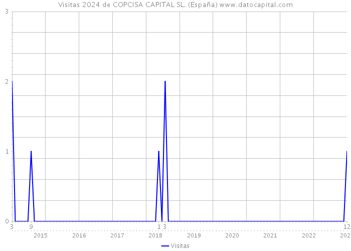 Visitas 2024 de COPCISA CAPITAL SL. (España) 