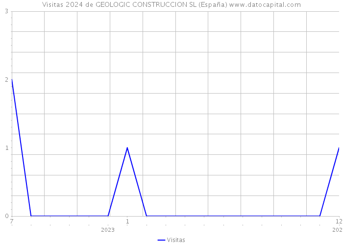 Visitas 2024 de GEOLOGIC CONSTRUCCION SL (España) 