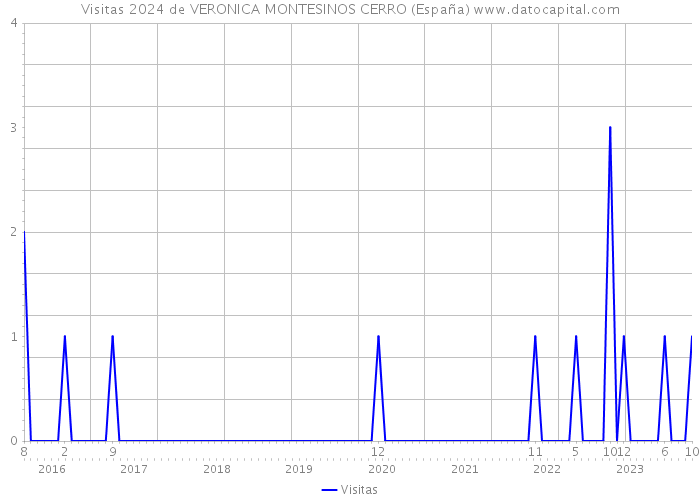 Visitas 2024 de VERONICA MONTESINOS CERRO (España) 