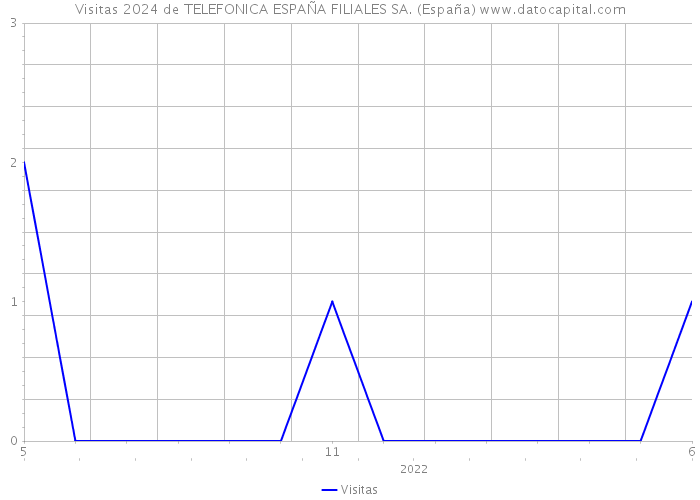 Visitas 2024 de TELEFONICA ESPAÑA FILIALES SA. (España) 