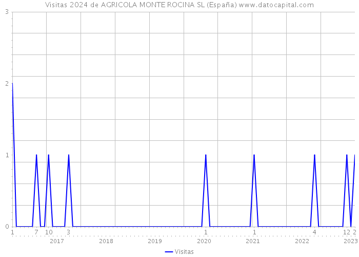 Visitas 2024 de AGRICOLA MONTE ROCINA SL (España) 