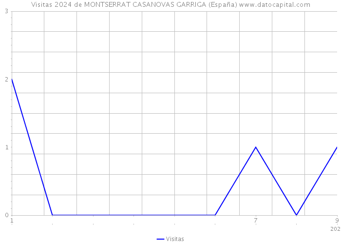 Visitas 2024 de MONTSERRAT CASANOVAS GARRIGA (España) 