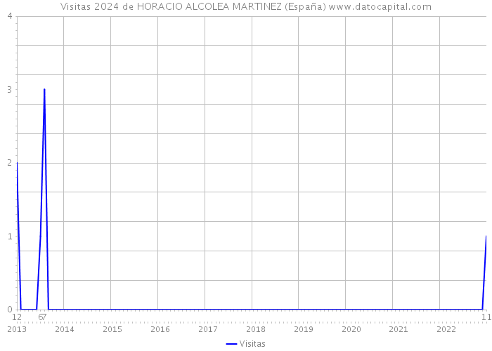 Visitas 2024 de HORACIO ALCOLEA MARTINEZ (España) 