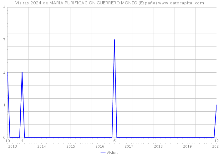 Visitas 2024 de MARIA PURIFICACION GUERRERO MONZO (España) 