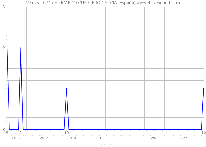 Visitas 2024 de RICARDO CUARTERO GARCIA (España) 