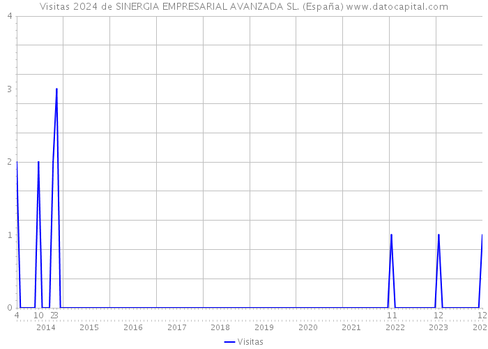 Visitas 2024 de SINERGIA EMPRESARIAL AVANZADA SL. (España) 