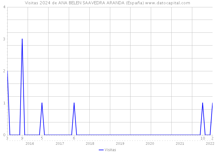 Visitas 2024 de ANA BELEN SAAVEDRA ARANDA (España) 