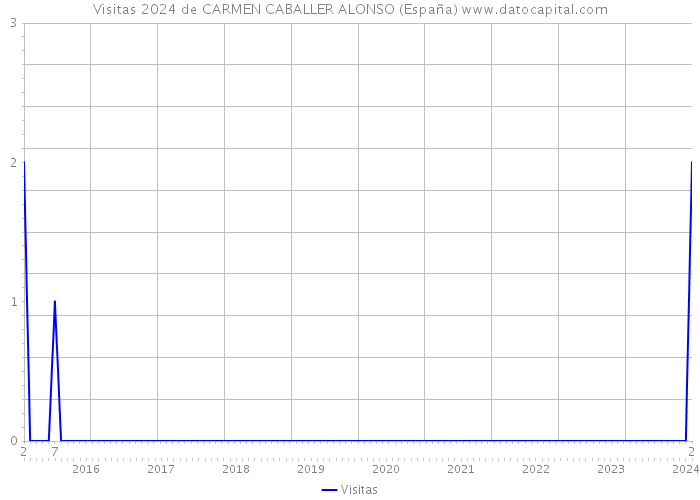 Visitas 2024 de CARMEN CABALLER ALONSO (España) 