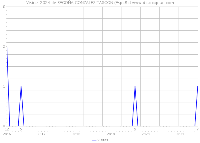 Visitas 2024 de BEGOÑA GONZALEZ TASCON (España) 