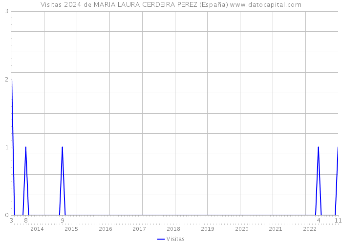 Visitas 2024 de MARIA LAURA CERDEIRA PEREZ (España) 
