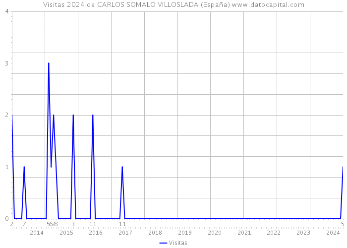Visitas 2024 de CARLOS SOMALO VILLOSLADA (España) 