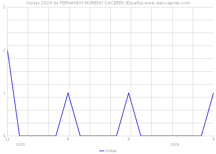 Visitas 2024 de FERNANDO MORENO CACERES (España) 