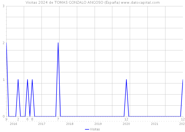 Visitas 2024 de TOMAS GONZALO ANGOSO (España) 